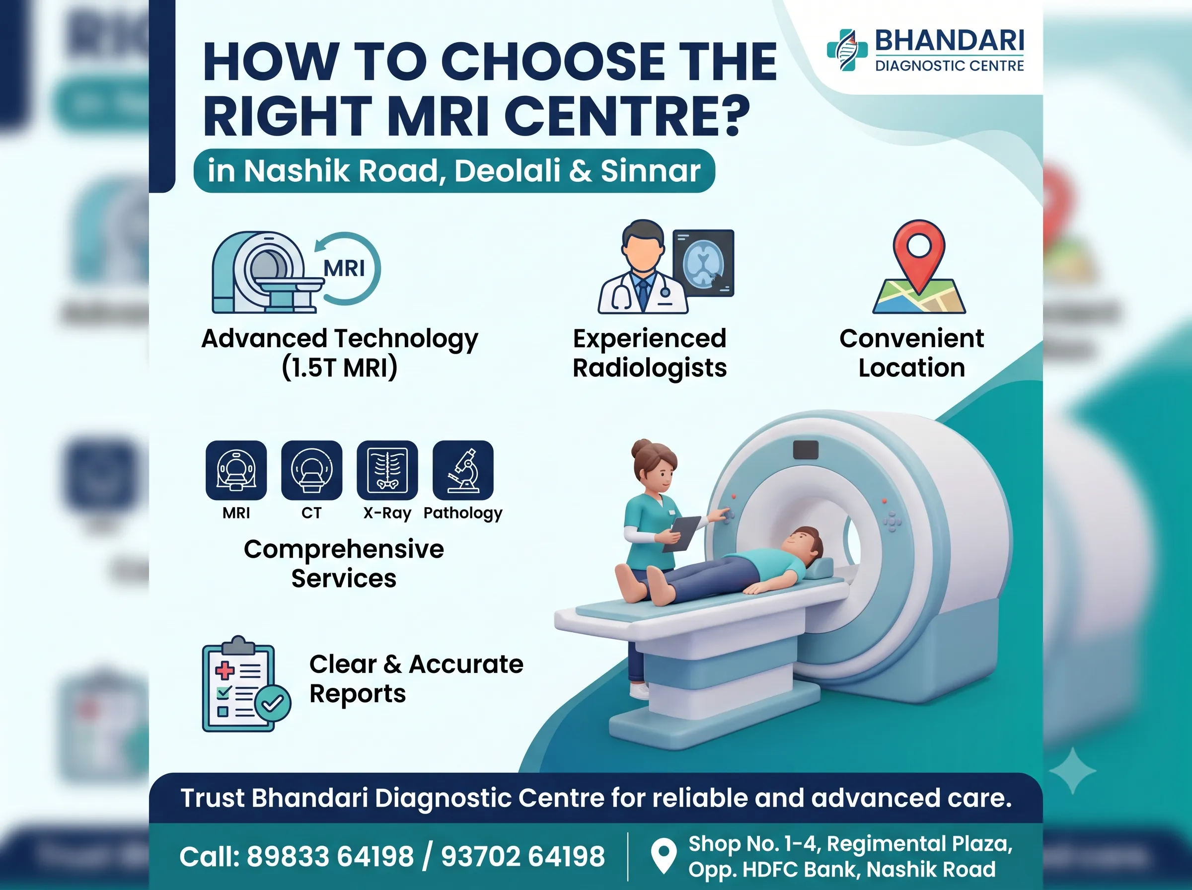 How to Choose the Right MRI Centre Near Nashik, Deolali and Sinnar